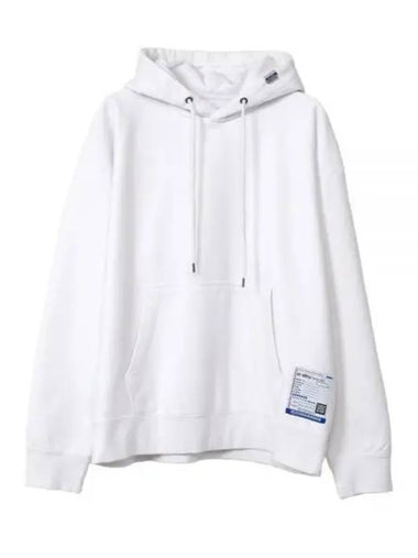 I12HD501 white French terry hood - MIHARA YASUHIRO - BALAAN 1