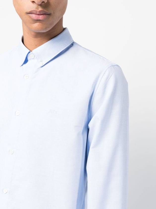 Men's Chemise GreGG Long Sleeve Shirt Light Blue - A.P.C. - BALAAN 6