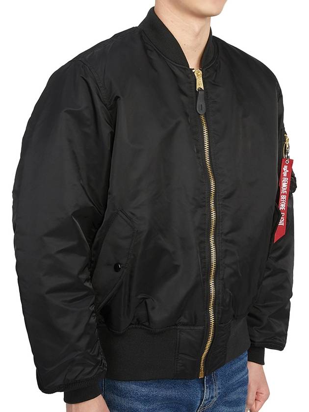 MA 1 Heritage Bomber Jacket Black - ALPHA INDUSTRIES - BALAAN 6