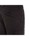 Wappen Cargo Bermuda Shorts Black - STONE ISLAND - BALAAN 4