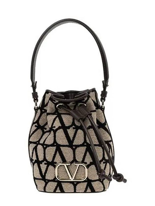 V Logo Iconographic Women s Bucket Bag 2P0Z44 VRI 6ZN 1016990 - VALENTINO - BALAAN 1