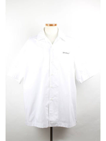 Back logo short sleeve shirt L - OFF WHITE - BALAAN 1