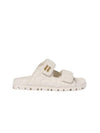 Matelasse Nappa Leather Slippers White - MIU MIU - BALAAN 1