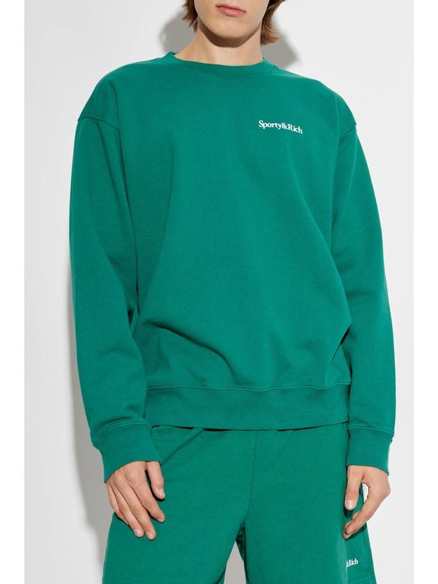 Sporty & Rich Sweatshirt From The Health Is Wealth Collection, Unisex, Green - SPORTY & RICH - BALAAN 5