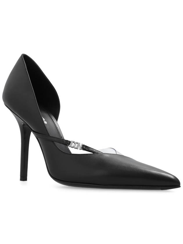 Dsquared2 Leather Stiletto Pumps, Women's, Black - DSQUARED2 - BALAAN 4