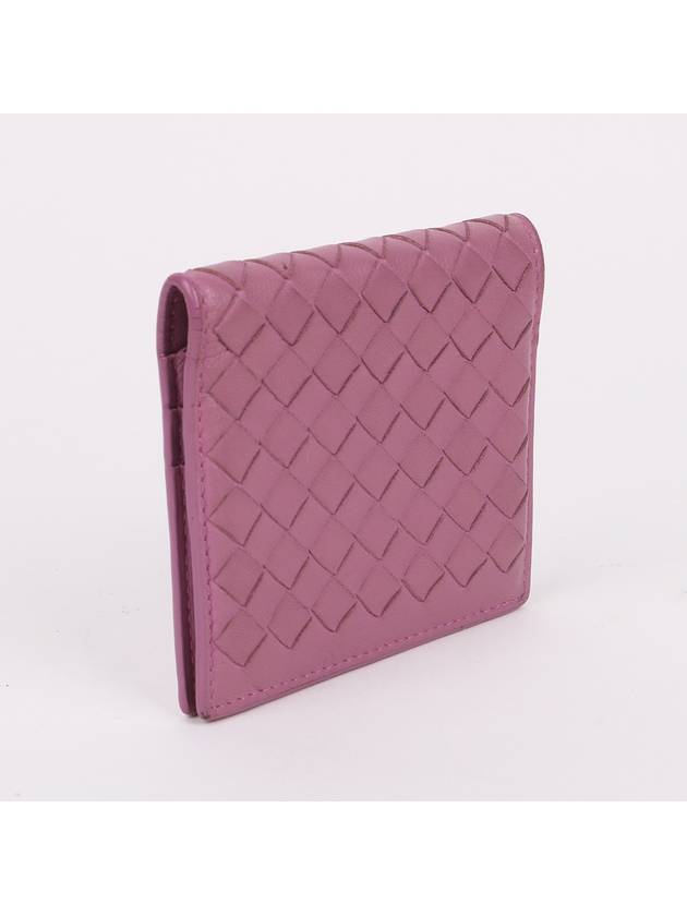 Light pink leather women s card wallet - BOTTEGA VENETA - BALAAN 3