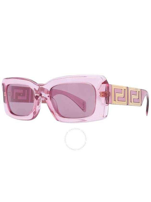 Versace Violet Internal Mirror Silver Rectangular Ladies Sunglasses VE4444U 5355AK 54 - VERSACE - BALAAN 3