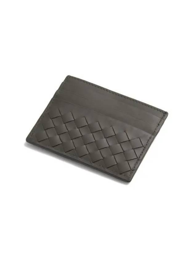 Intrecciato Classic Card Wallet Dark Grey - BOTTEGA VENETA - BALAAN 6