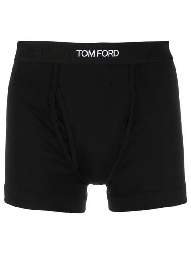 Logo Waist Band Boxer Briefs Black - TOM FORD - BALAAN 2