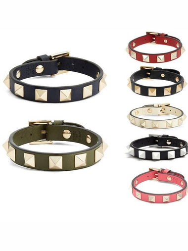 Rockstud leather bracelet MW2J0255VIT LW2J0255VIT - VALENTINO - BALAAN 1