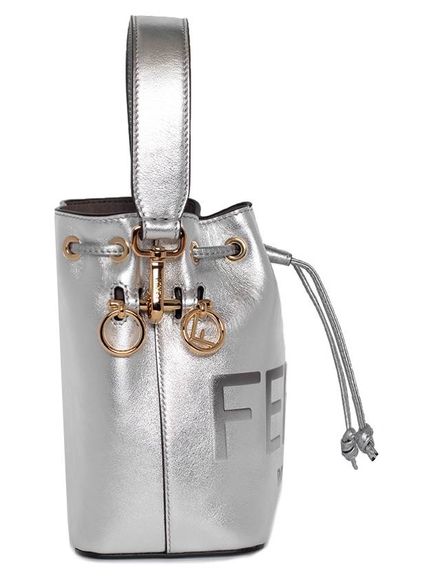 Montresor logo mini bucket bag silver - FENDI - BALAAN.