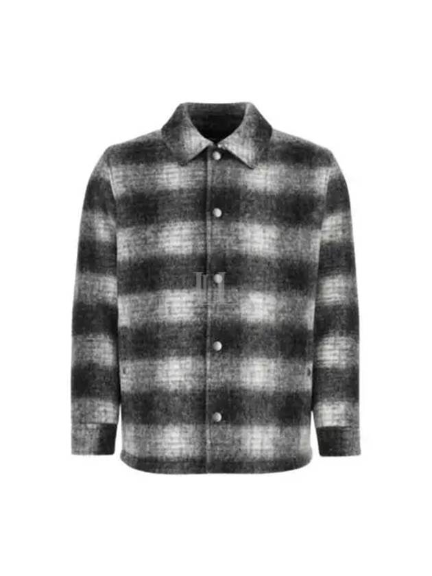 New Alan Check Wool Jacket Black - A.P.C. - BALAAN 2