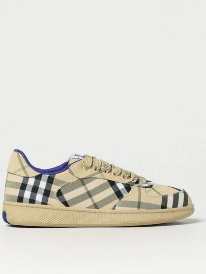 Check Low Top Sneakers Beige - BURBERRY - BALAAN 2