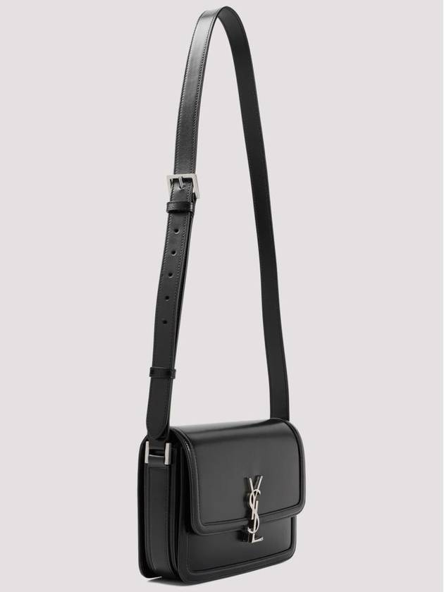 Men's Solferino Medium Satchel Cross Bag Black - SAINT LAURENT - BALAAN 4