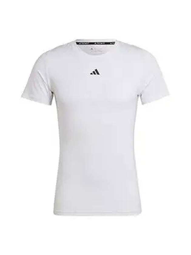 Tech Fit Short Sleeve T-Shirt Black - ADIDAS - BALAAN 3