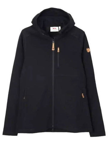 Women s Keb Fleece Hoodie Jacket - FJALL RAVEN - BALAAN 1