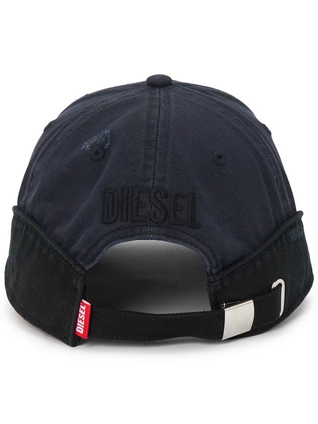 C Dale Distressed Colour Block Base Ball Cap Navy - DIESEL - BALAAN 4