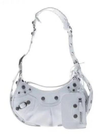 Lecagol XS Leather Shoulder Bag White - BALENCIAGA - BALAAN 2