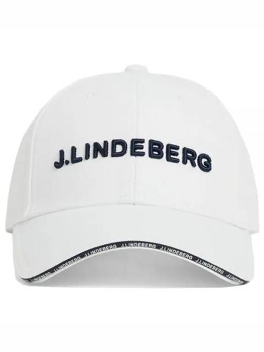 Harry Embroidered 3D Logo Ball Cap White - J.LINDEBERG - BALAAN 2