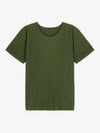 Pleated Short Sleeve T-Shirt Green - ISSEY MIYAKE - BALAAN 2