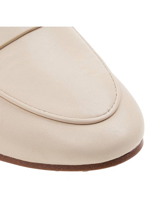 Ballet Double T Napa Leather Loafers New Cream - TORY BURCH - BALAAN 10