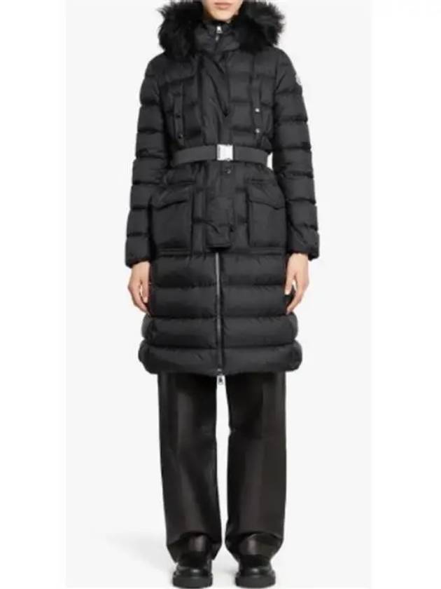 Women's Khloe Long Down Padding Black - MONCLER - BALAAN 5