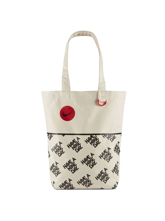 Heritage Swoosh Smile Tote Bag Ivory - NIKE - BALAAN 1