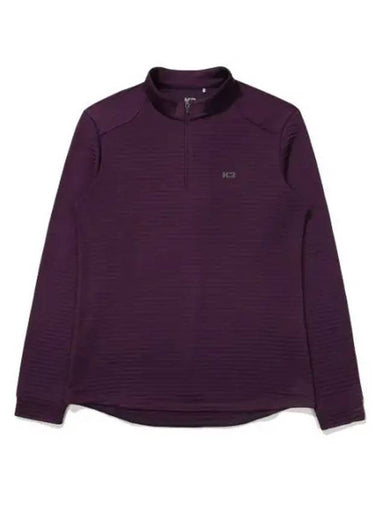 K2 FLYHIKE Striped Zip Up T Shirt W ECO M VIOLET - KATE - BALAAN 1