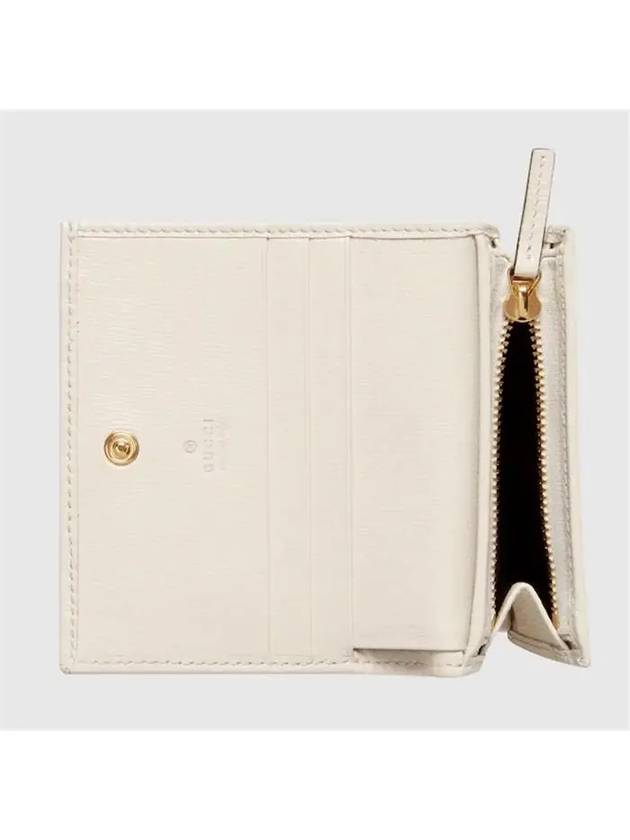 Horsebit 1955 Bifold Card Wallet White - GUCCI - BALAAN 6