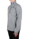 Men's Better Sweater Quater Zip Fleece Jacket Grey - PATAGONIA - BALAAN 3