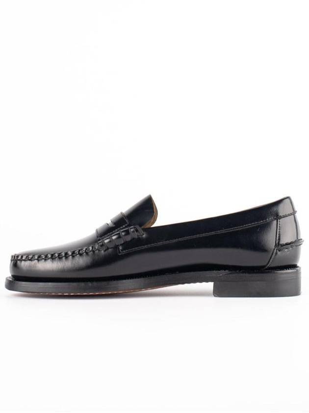 Sebago Black Leather Loafer - SEBAGO - BALAAN 3