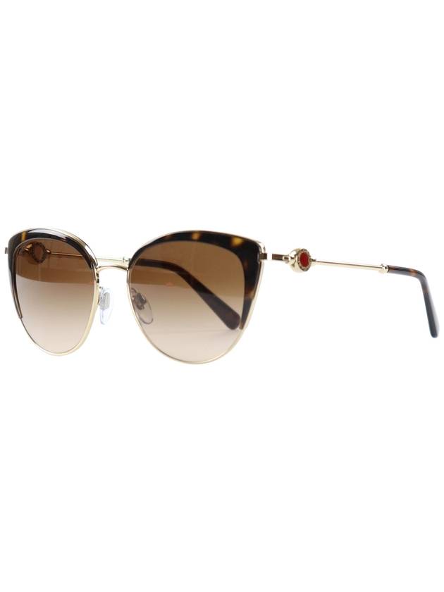 Eyewear Cat Eye Metal Sunglasses Brown - BVLGARI - BALAAN 3