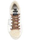 Stitch Hi Star Shearing Low Top Sneakers White Silver - GOLDEN GOOSE - BALAAN 5