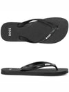 Men's Logo Flip-flop Black - HUGO BOSS - BALAAN 2