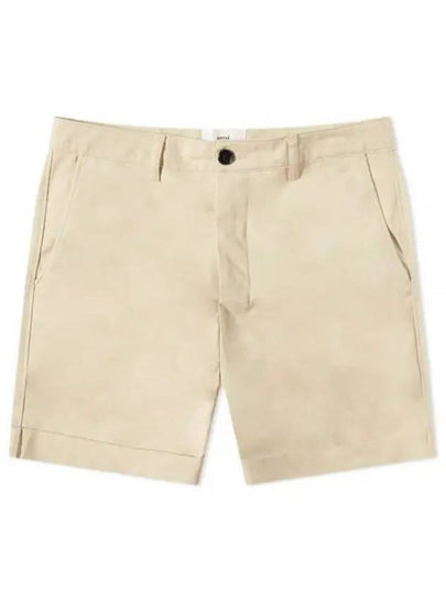 Men's Chino Shorts Vanilla - AMI - BALAAN 2