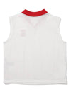 Collar type woven vest OFF WHITE WOMAN - MALBON GOLF - BALAAN 2