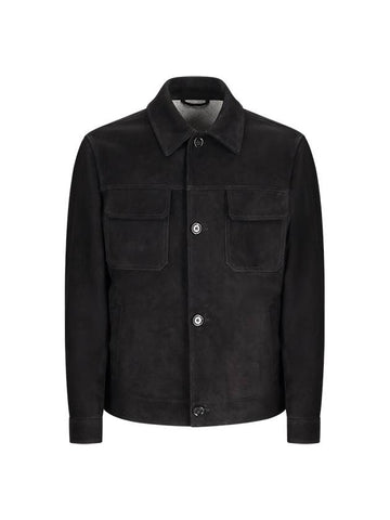 SUEDE SHIRT JACKET - RVR LARDINI - BALAAN 1