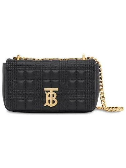 Quilted Lula Mini Leather Cross Bag Black - BURBERRY - BALAAN 2