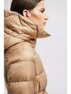 BOED short hooded jacket padded camel J20931A00095595FE239 - MONCLER - BALAAN 9