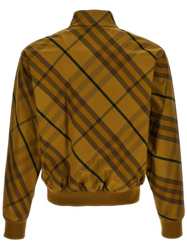 Check Bomber Jacket Yellow - BURBERRY - BALAAN 3