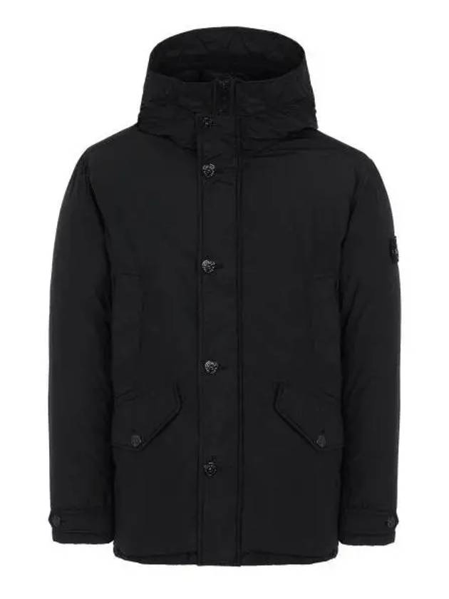 Naslan Light Watro Down Parka Black - STONE ISLAND - BALAAN 2