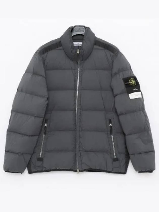 Seamless Tunnel Nylon Down Padding  Lead Gray - STONE ISLAND - BALAAN 2