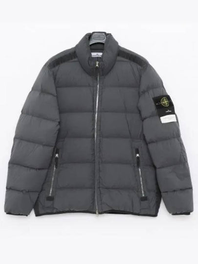 Seamless Tunnel Nylon Down Padding  Lead Gray - STONE ISLAND - BALAAN 2