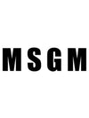 Micro Logo Print Long Sleeve T-Shirt Black - MSGM - BALAAN 4