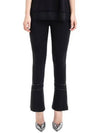 Zipper Bootcut Slacks Black - GIVENCHY - BALAAN 2