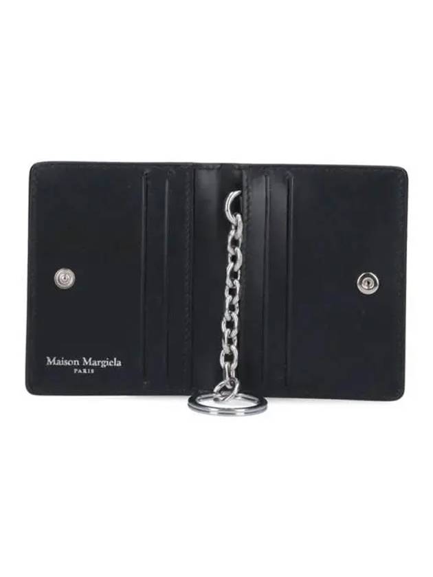 Stitch Keyring Card Wallet Black - MAISON MARGIELA - BALAAN 3