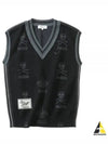 Golf Wear Men s Vest MLM 2C AB01 BLACK - MARK & LONA - BALAAN 2