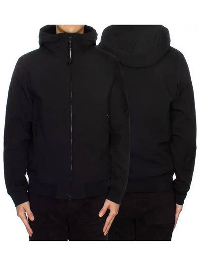 C.P. Shell-R Hooded Jacket Black - CP COMPANY - BALAAN 2