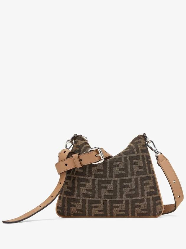 After FF Jacquard Cross Bag Brown - FENDI - BALAAN 2