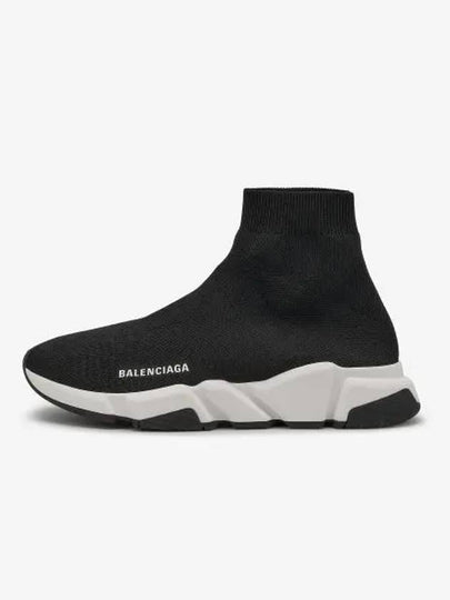 Speed Trainer  High Top Sneakers Black White - BALENCIAGA - BALAAN 2